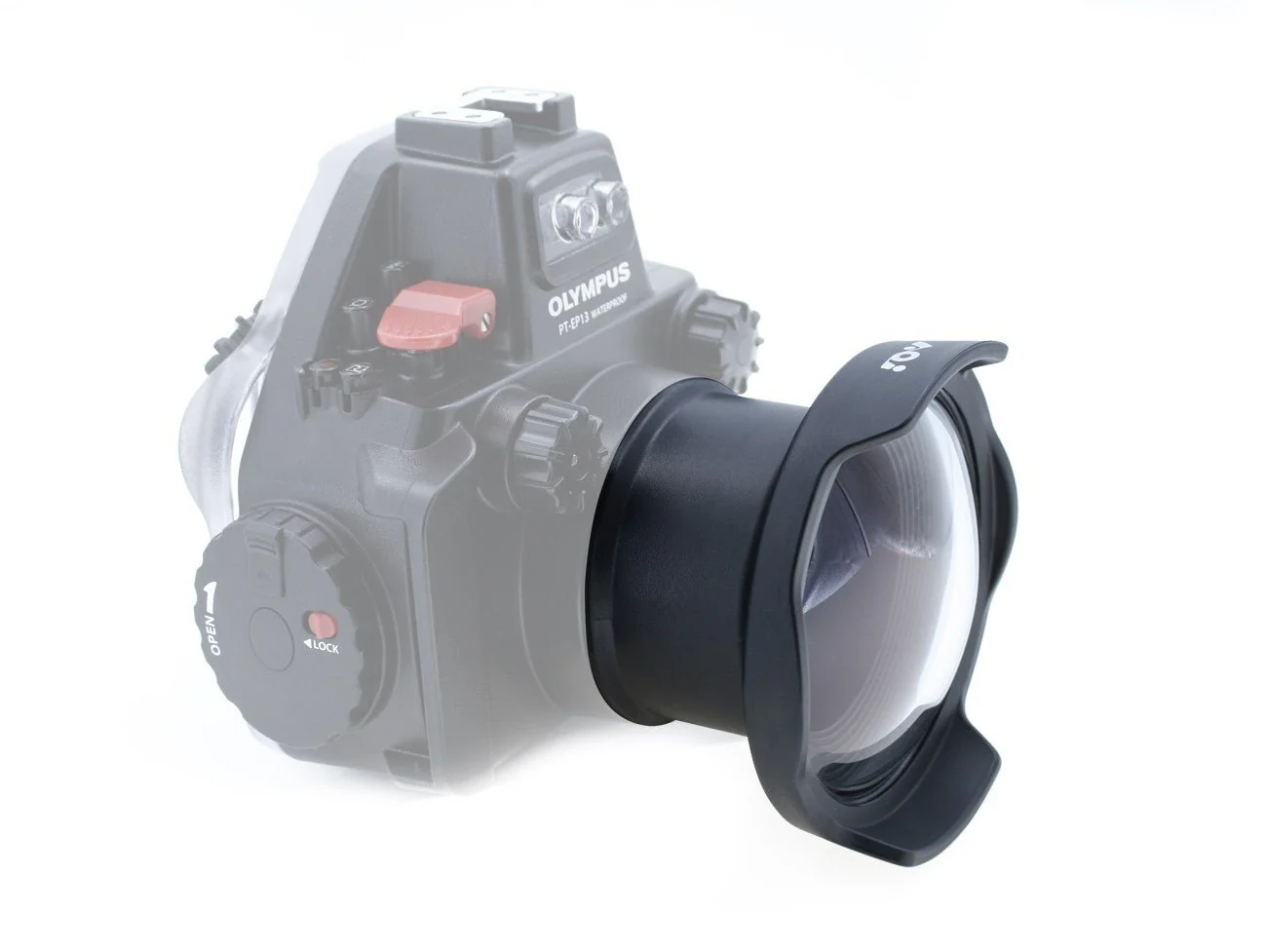 AOI DLP-04P 4-inch Acrylic Dome Port PEN Mount - Image 2