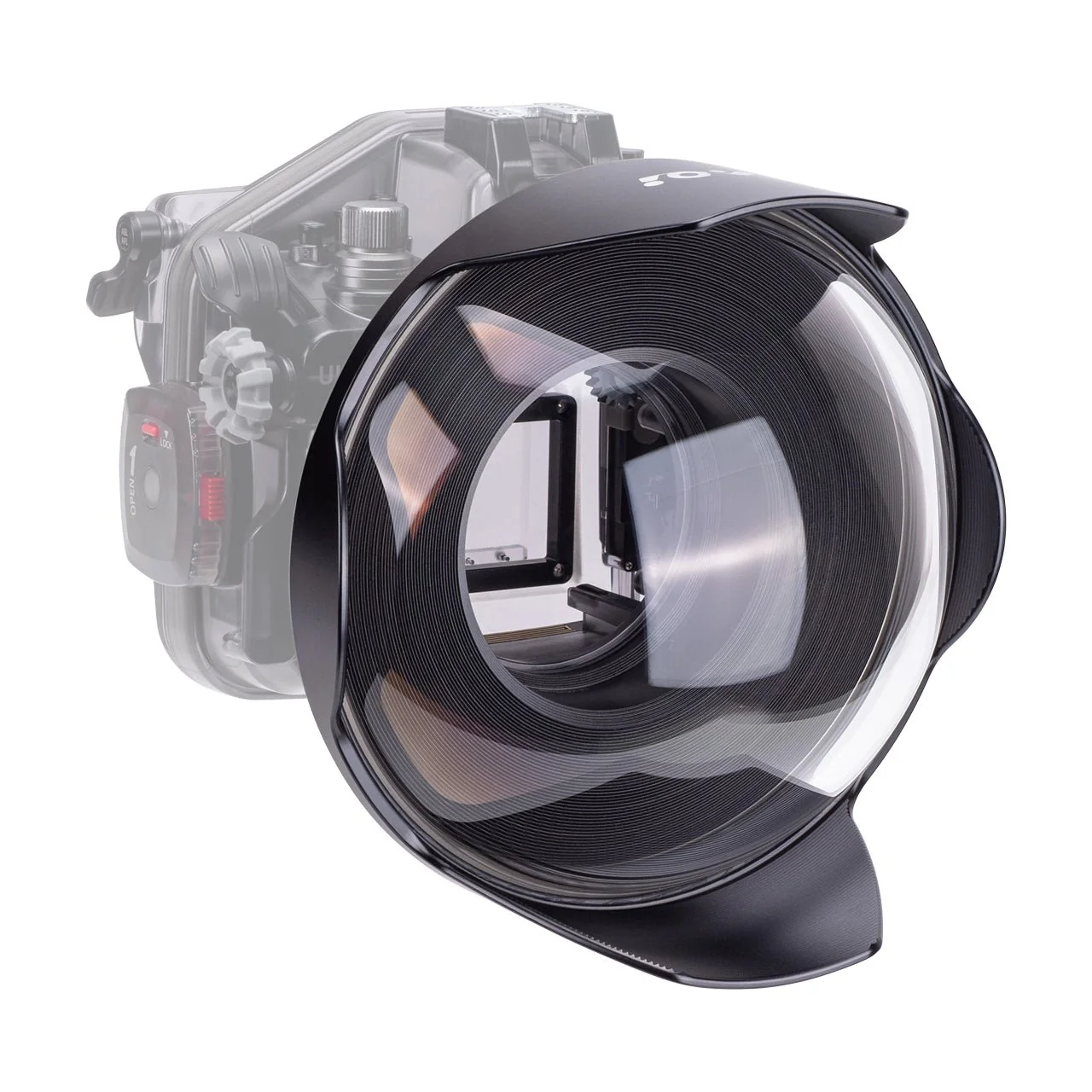 AOI DLP-11-OD 8" Glass Dome Port for Olympus OM-D Mount Housing - Image 3