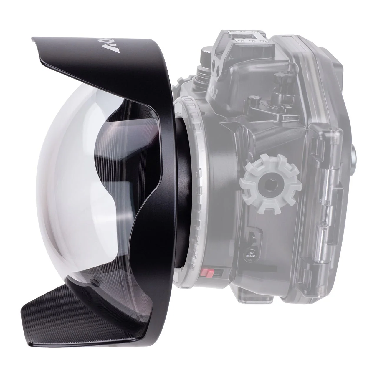 AOI DLP-11-OD 8" Glass Dome Port for Olympus OM-D Mount Housing - Image 4