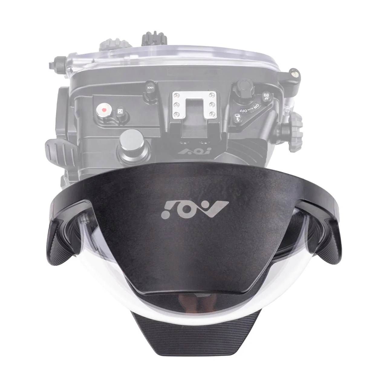 AOI DLP-11-PN 8" Glass Dome Port for Olympus PEN Mount Housing - Image 3