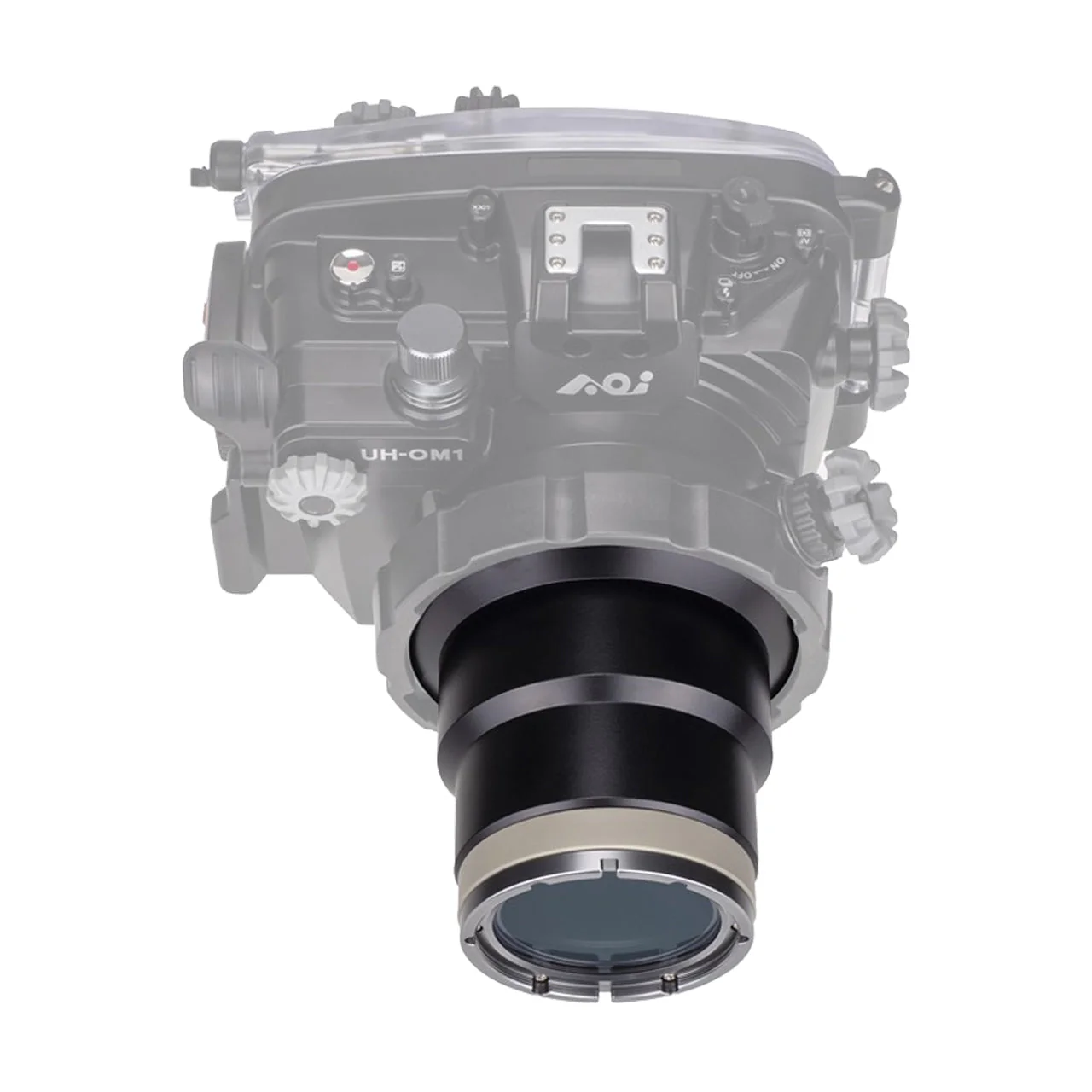 AOI FLP-08 Flat Port for Olympus OM-D Mount Housing (For ED 90mm Macro Lens) - Image 3
