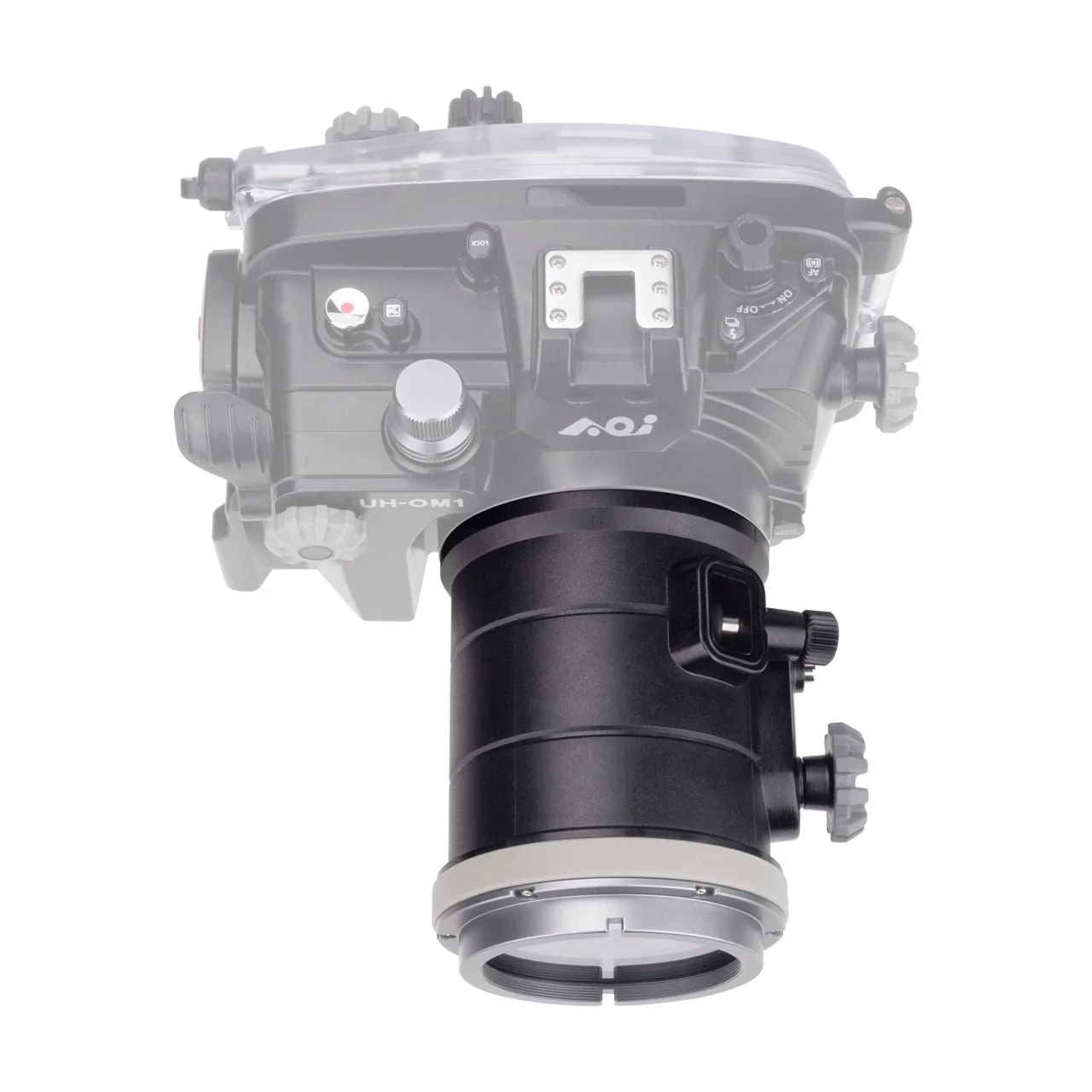 AOI FLP-09 Flat Port for Olympus PEN Mount Housing (For ED 90mm Macro Lens) - Image 4