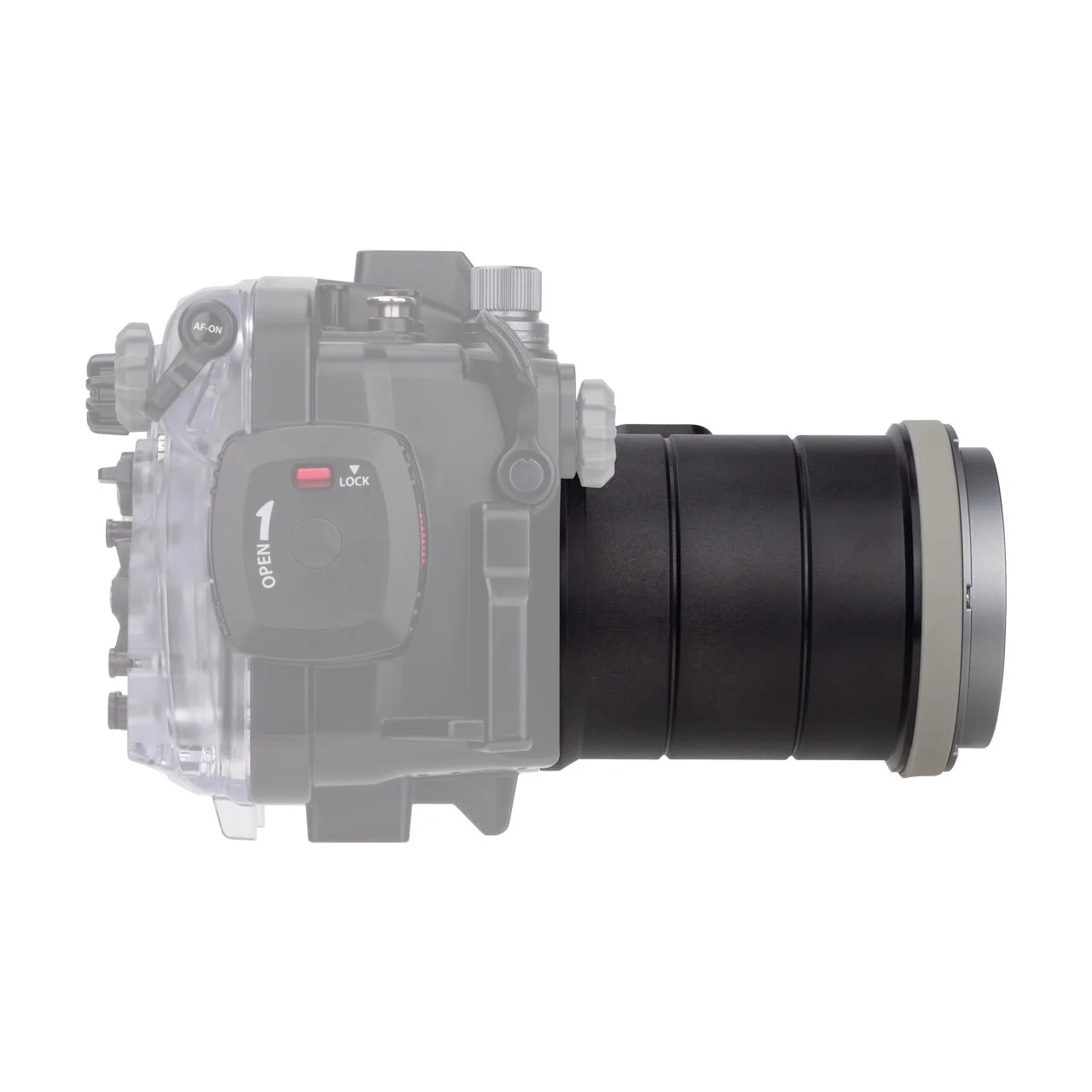 AOI FLP-09 Flat Port for Olympus PEN Mount Housing (For ED 90mm Macro Lens) - Image 7