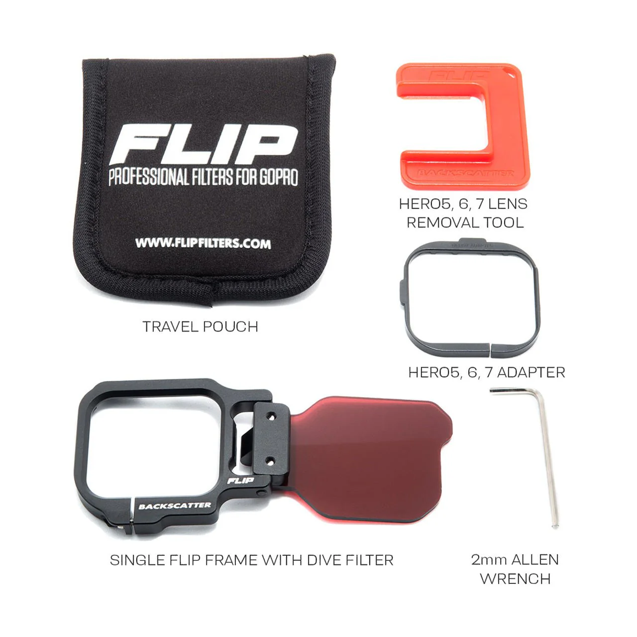 BACKSCATTER FLIP12 One Filter Kit with Dive Filter for GoPro Cameras - Image 4