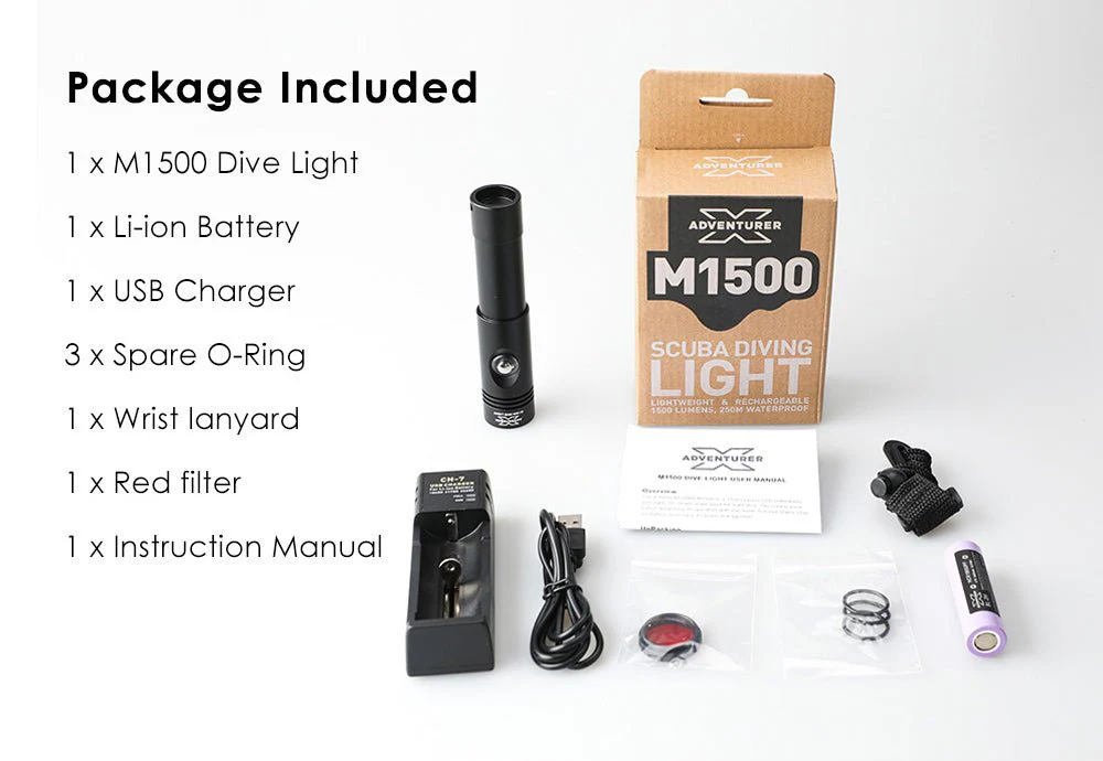 Dive Torch X-Adventurer M1500SL - Image 3