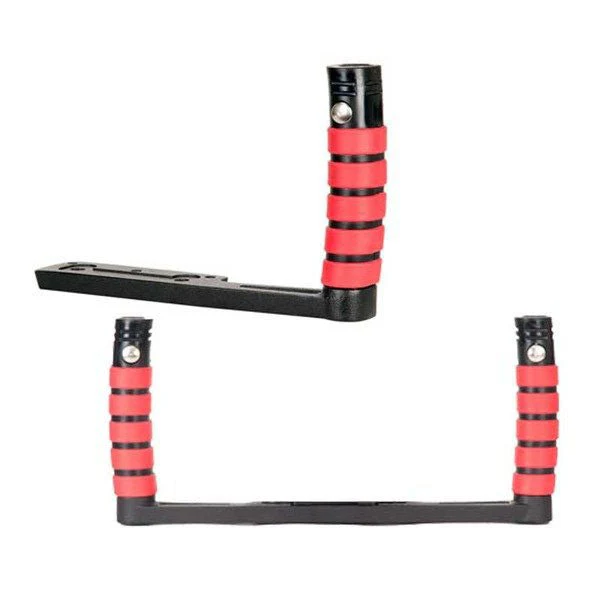 Ikelite Hardware Set 1/4-20 underwater Tray with Red Handles - Image 2