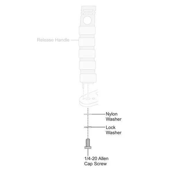 Ikelite Hardware Set for Quick Release Handle - Image 2