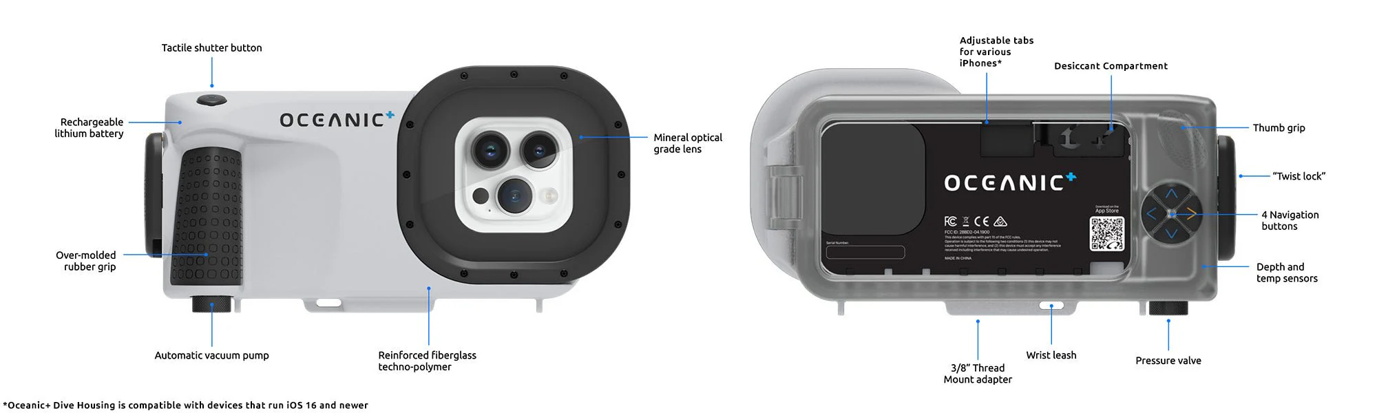 OCEANIC+ Dive Housing for iPhone - Image 5